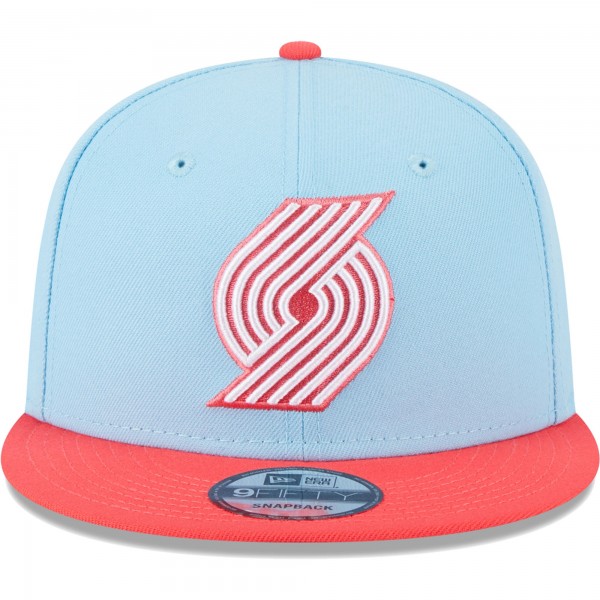 Бейсболка Portland Trail Blazers New Era 2-Tone Color Pack 9FIFTY - Powder Blue/Red