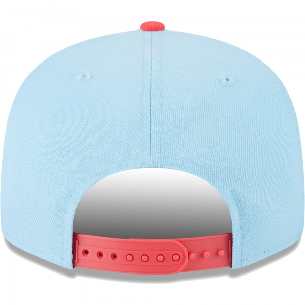 Бейсболка Portland Trail Blazers New Era 2-Tone Color Pack 9FIFTY - Powder Blue/Red