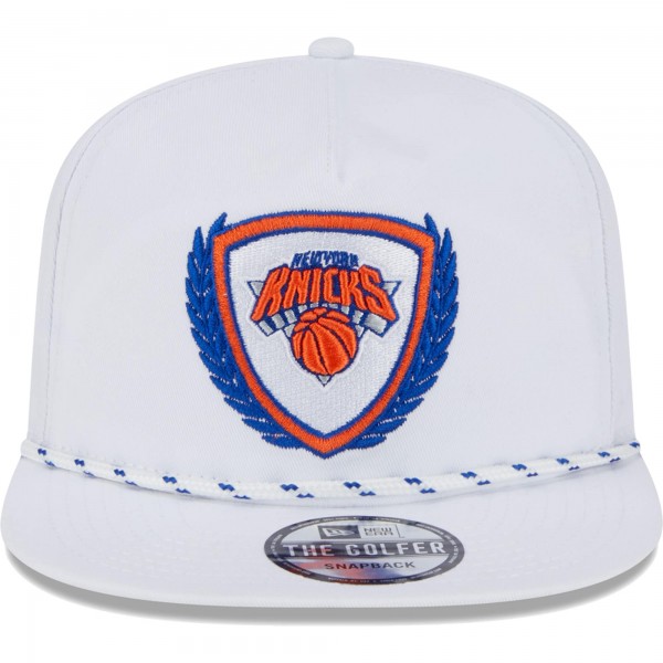 Бейсболка New York Knicks New Era The Golfer Crest - White