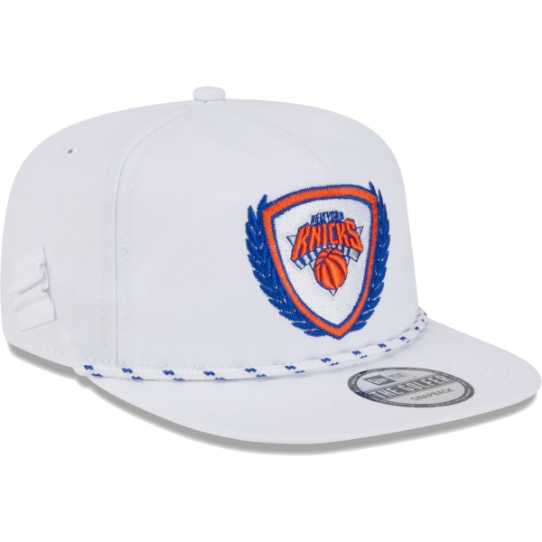 Бейсболка New York Knicks New Era The Golfer Crest - White