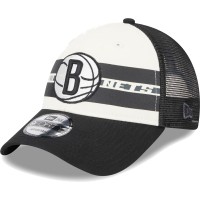 Бейсболка Brooklyn Nets New Era Stripes 9FORTY Trucker - Black