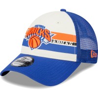 Бейсболка New York Knicks New Era Stripes 9FORTY Trucker - Blue