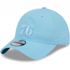 Philadelphia 76ers New Era Youth Color Pack 9TWENTY Adjustable Hat - Powder Blue