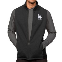 Жилетка на молнии Los Angeles Dodgers Antigua Course - Heathered Black