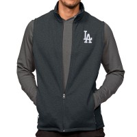 Жилетка на молнии Los Angeles Dodgers Antigua Course - Heathered Charcoal