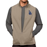 Жилетка на молнии Los Angeles Dodgers Antigua Course - Oatmeal