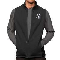 Жилетка на молнии New York Yankees Antigua Course - Heathered Black
