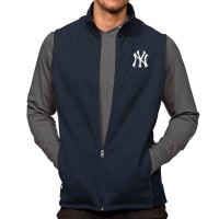 Жилетка на молнии New York Yankees Antigua Course - Heathered Navy