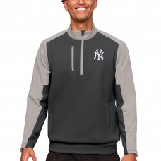 Кофта на короткой молнии New York Yankees Antigua Team - Charcoal