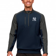 Кофта на короткой молнии New York Yankees Antigua Team - Navy