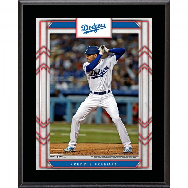 Los Angeles Dodgers Freddie Freeman Fanatics Authentic Framed 10.5 x 13 Sublimated Player Plaque