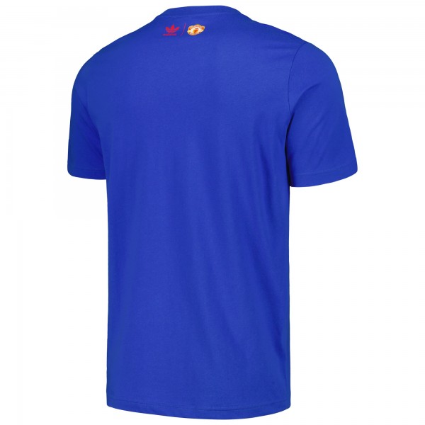 Футболка Manchester United adidas Originals Trefoil - Blue