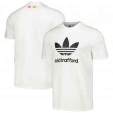 Футболка Manchester United adidas Originals Trefoil - White