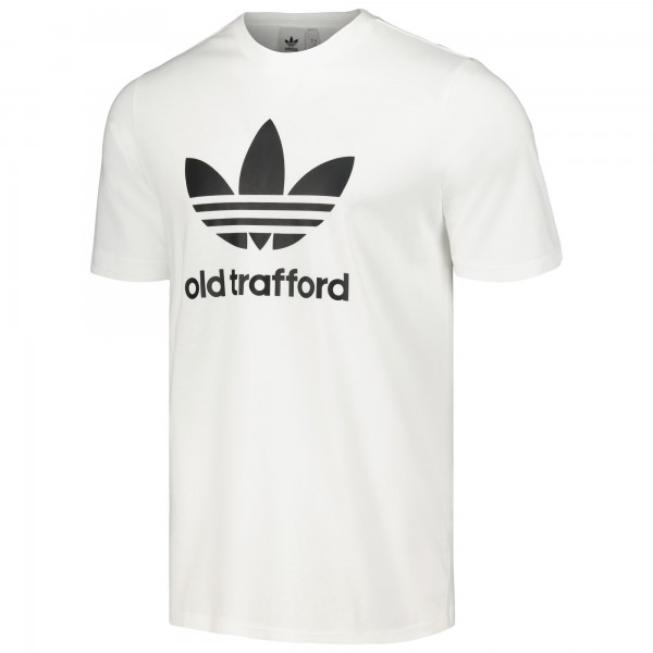 Футболка Manchester United adidas Originals Trefoil - White