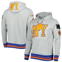 Толстовка с капюшоном New York Knicks Pro Standard Mash Up Capsule - Heathered Gray