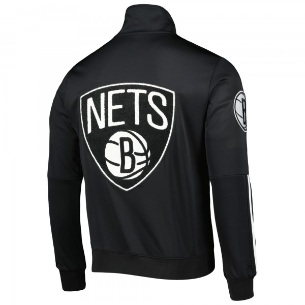 Кофта на молнии Brooklyn Nets Pro Standard Hometown Mock Neck Full-Zip Track - Black