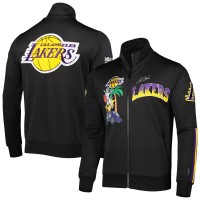 Кофта на молнии Los Angeles Lakers Pro Standard Hometown Mock Neck Track - Black