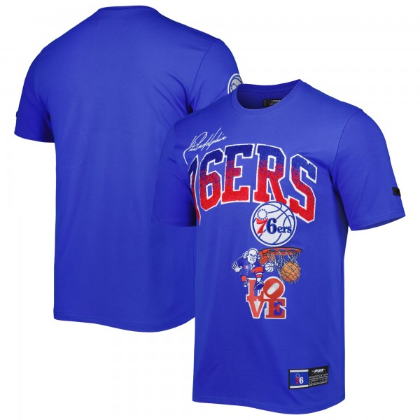 Футболка Philadelphia 76ers Pro Standard Hometown Chenille - Royal