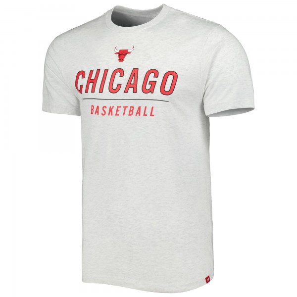 Футболка Chicago Bulls Sportiqe Unisex Turbo Tri-Blend - Ash