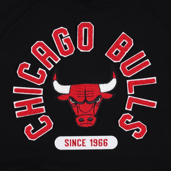 Толстовка Chicago Bulls Sportiqe Unisex Athos Olson Tri-Blend - Black