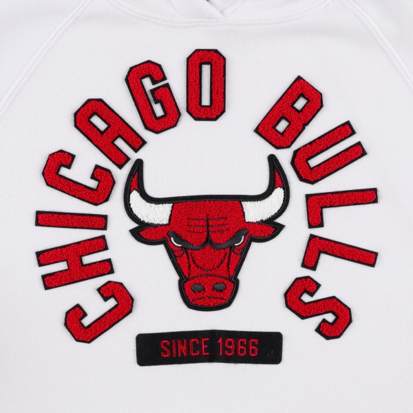 Толстовка Unisex Chicago Bulls Sportiqe White Athos Olson Tri-Blend