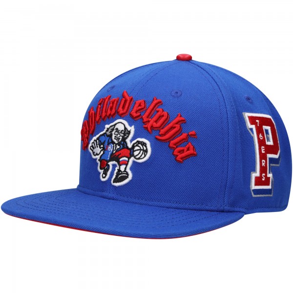 Бейсболка Philadelphia 76ers Pro Standard Old English - Royal