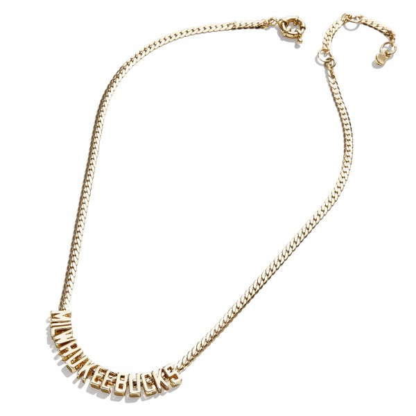 Подвеска Milwaukee Bucks BaubleBar Team Chain