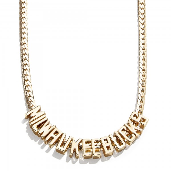 Подвеска Milwaukee Bucks BaubleBar Team Chain