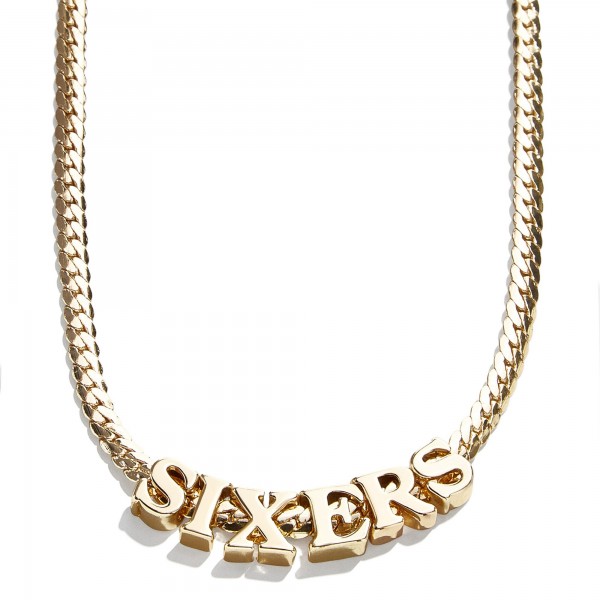 Подвеска Philadelphia 76ers BaubleBar Team Chain