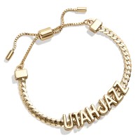 Браслет   Utah Jazz BaubleBar Pull-Tie