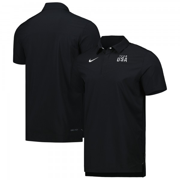 Поло Team USA Nike Coaches Performance - Black/White