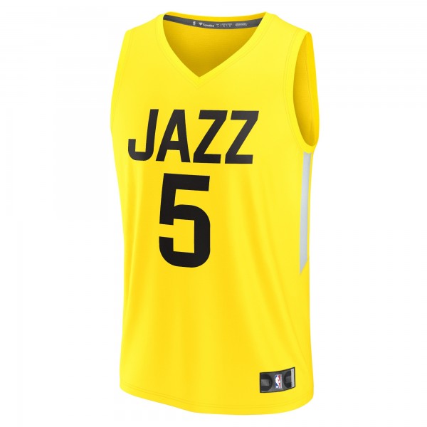 Игровая форма  Malik Beasley Utah Jazz Fast Break Replica - Icon Edition - Yellow