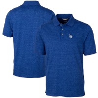Los Angeles Dodgers Cutter & Buck Royal Advantage Space Dye Tri-Blend Polo