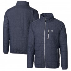 Куртка на молнии New York Yankees Cutter & Buck Rainier Eco Insulated Puffer - Heathered Navy