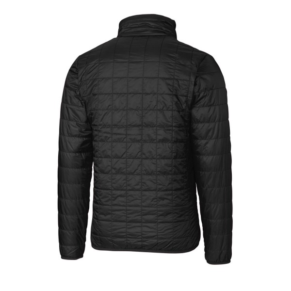 Куртка на молнии Los Angeles Dodgers Cutter & Buck Rainier Eco Insulated Puffer - Black