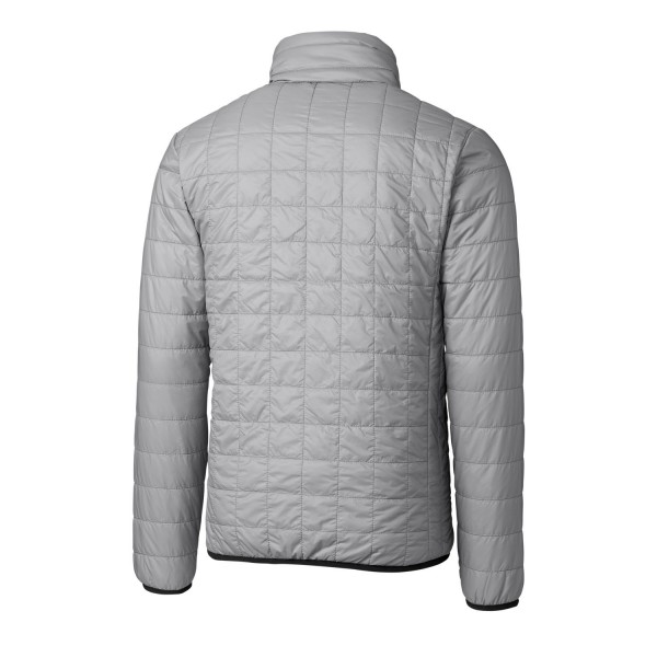 Куртка на молнии Los Angeles Dodgers Cutter & Buck Rainier Eco Insulated Puffer - Gray