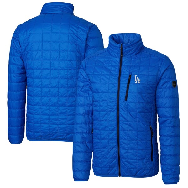 Куртка на молнии Los Angeles Dodgers Cutter & Buck Rainier Eco Insulated Puffer - Royal