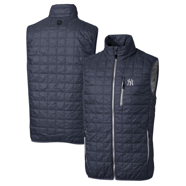 Жилетка New York Yankees Cutter & Buck Rainier Puffer - Heathered Navy