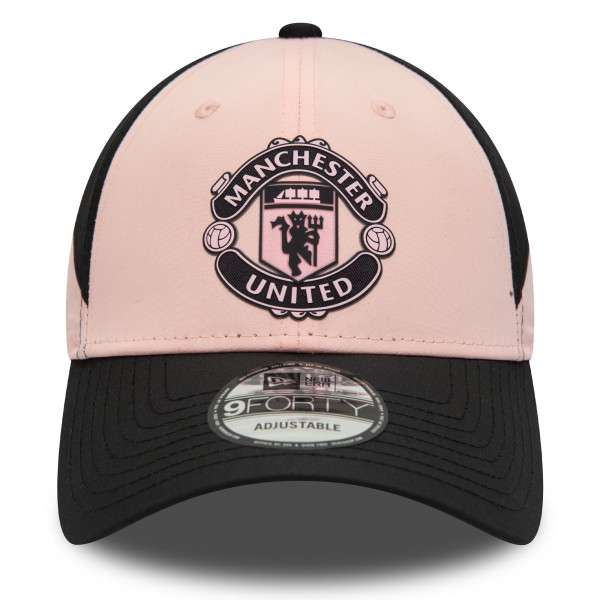 Бейсболка Manchester United New Era 9FORTY - Pink/Black