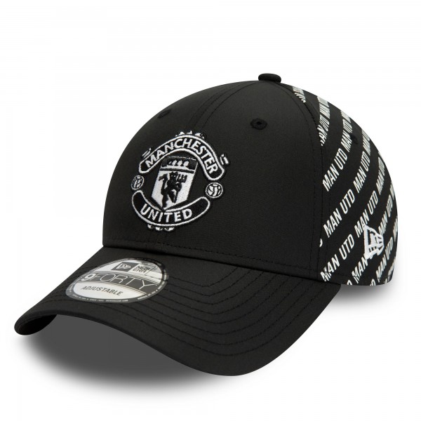 Бейсболка Manchester United New Era Logo Tonal 9FORTY - Black