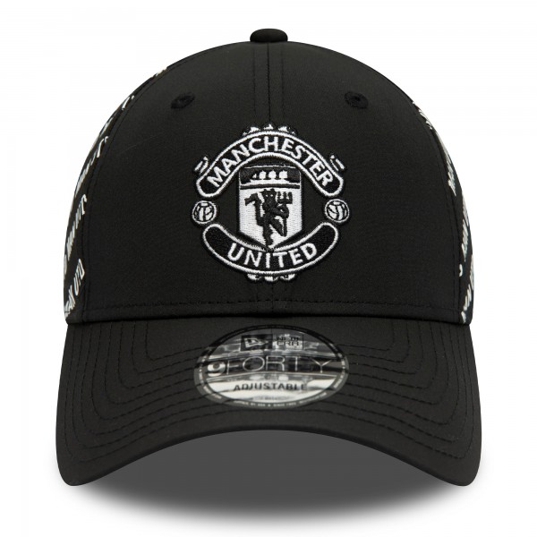 Бейсболка Manchester United New Era Logo Tonal 9FORTY - Black
