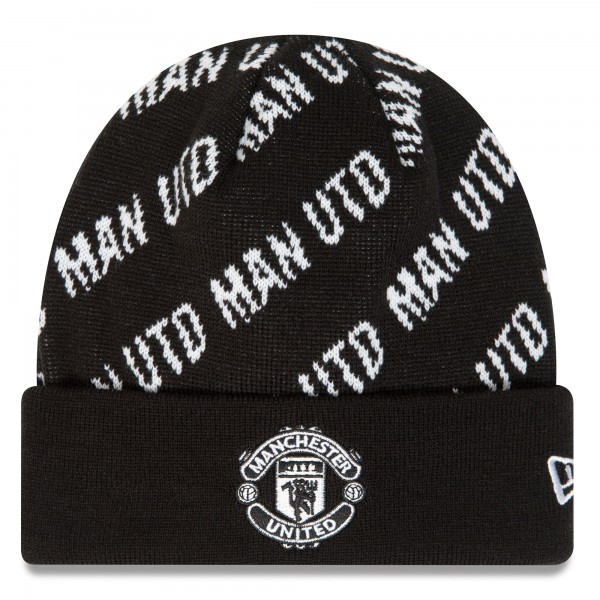 Шапка Manchester United New Era Tonal Cuffed Knit - Black