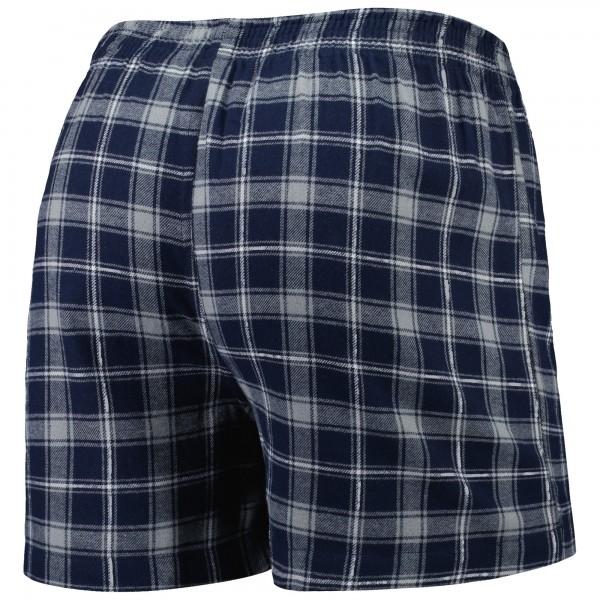 New York Yankees Concepts Sport Navy/Gray Ledger Flannel Boxers