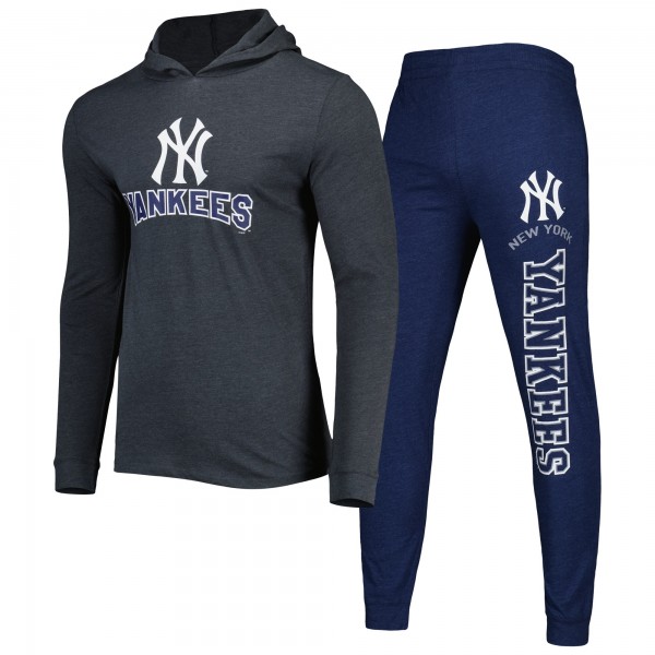 Толстовка и спортивные штаны New York Yankees Concepts Sport Meter - Navy/Charcoal