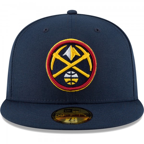 Бейсболка Denver Nuggets New Era Navy Team 59FIFTY