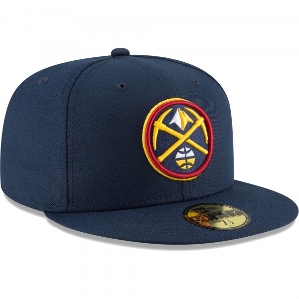 Бейсболка Denver Nuggets New Era Navy Team 59FIFTY