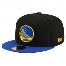 Бейсболка Golden State Warriors New Era Black/Royal 2-Tone 59FIFTY
