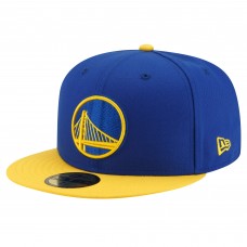Бейсболка Golden State Warriors New Era Royal/Gold 2-Tone 59FIFTY