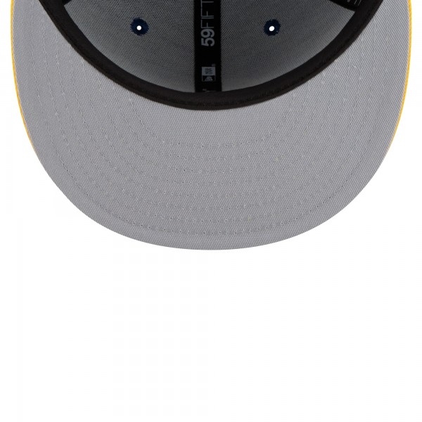 Бейсболка Golden State Warriors New Era Royal/Gold 2-Tone 59FIFTY