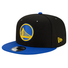 Бейсболка Golden State Warriors New Era Black/Royal Official Team Color 2Tone 9FIFTY